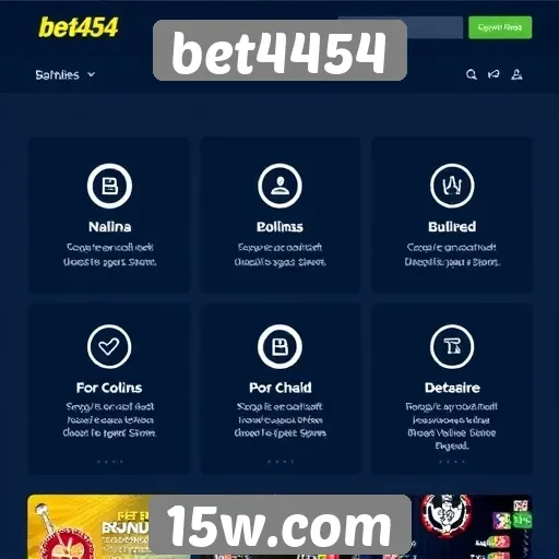 Análise das funcionalidades do site bet4454